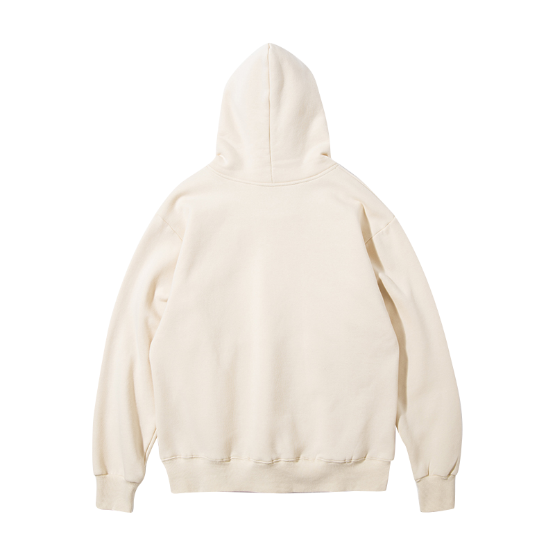 cream white hoodie