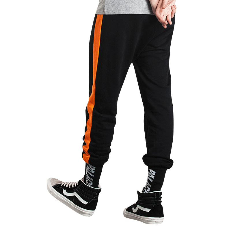 MBC Stripe Joggers - Orange - Made By Compression - Athletic Apparel